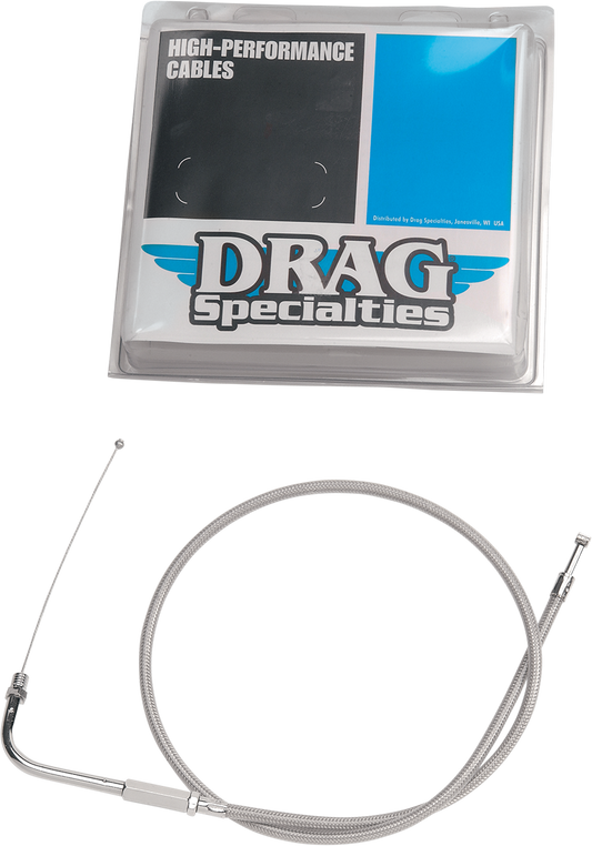 DRAG SPECIALTIES Throttle Cable - 30" - Braided 5331400B