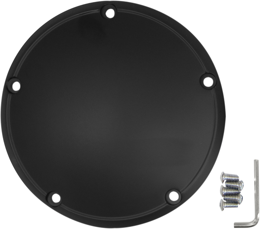 DRAG SPECIALTIES Derby Cover - Satin Black 33-0054SB