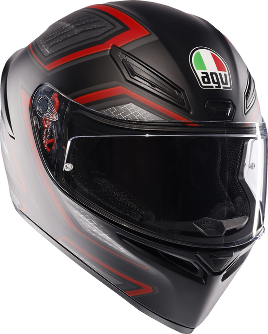 AGV K1 S Helmet - Sling - Matte Black/Red - Medium 2118394003-038-L
