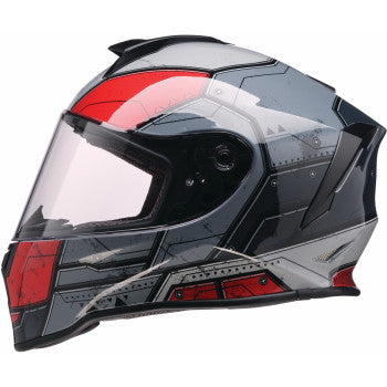 Z1R Youth Warrant 2.0 Helmet - Sentinel - Black/Red - Small 0102-0289