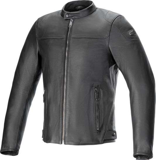 ALPINESTARS Blacktrack Leather Jacket - Black - XL 3103824-1100-XL