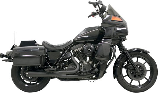 BASSANI XHAUST Road Rage 2:1 Exhaust - Black - FXR 1FXRFB 1800-1599