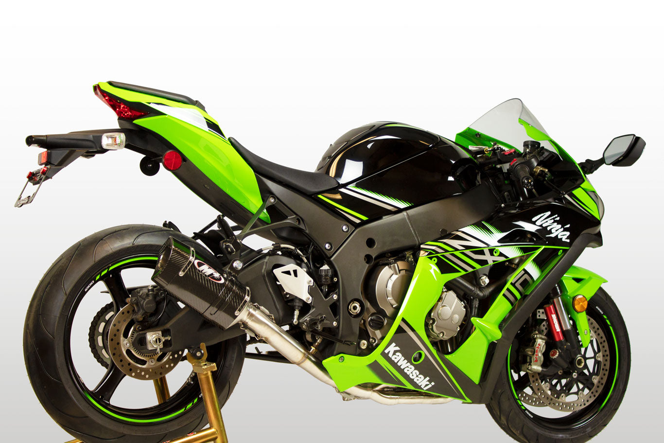 M4 Exhaust Full System Tech 1 Carbon Fiber 2021-2025 ZX10R KA9954