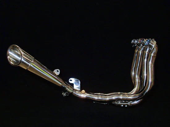 VANDEMON Polished Titanium Exhaust System Ninja H2 & H2R 2015-25 KAWAH2TICSPOLEXHD