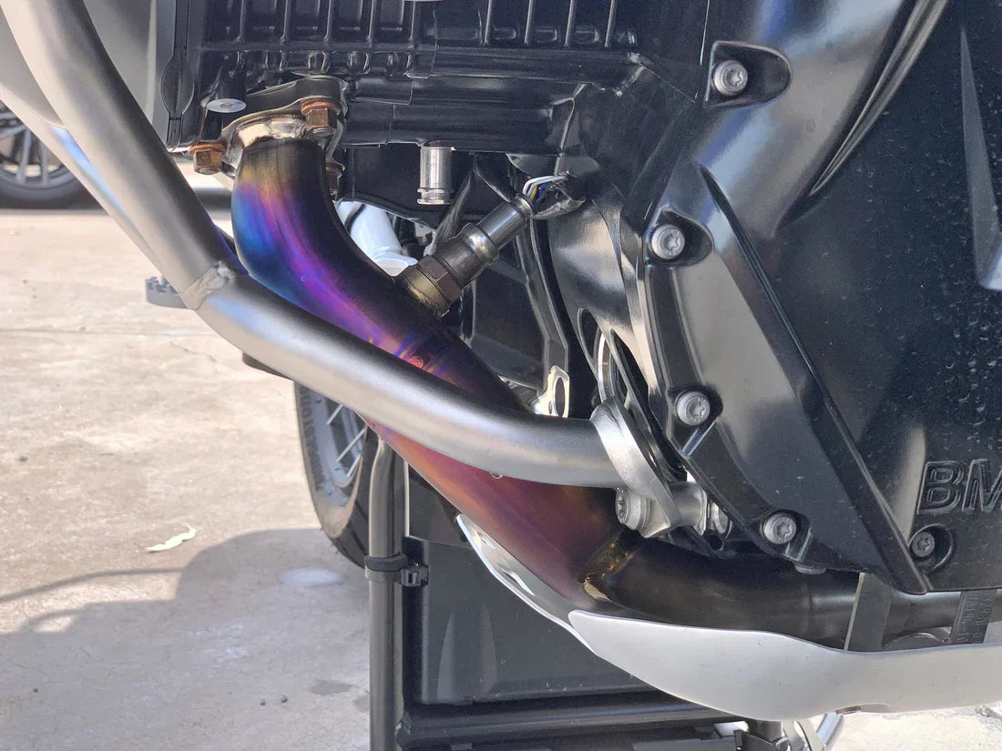Vandemon  BMW R1250GS Adventure Vandemon Titanium Exhaust System No Valve 2019-23 BMWR1250GSTIEXHCFB VA-23