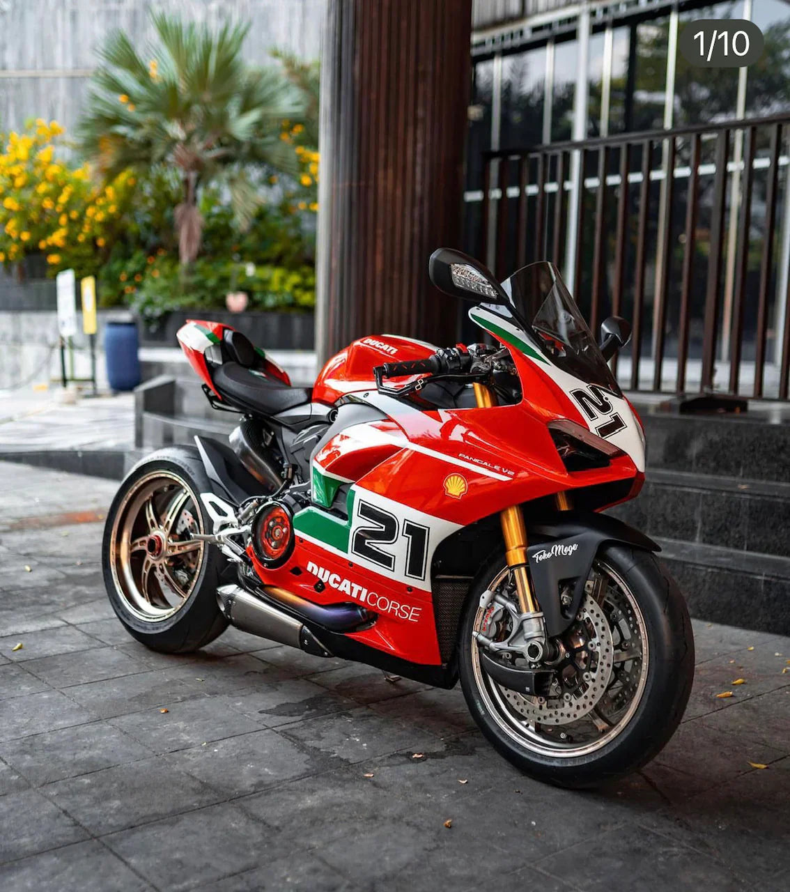 Vandemon Ducati V2 Panigale & Streetfighter Titanium Low Mount Exhaust System 2020-24 DUCV2TIEXHSBELA