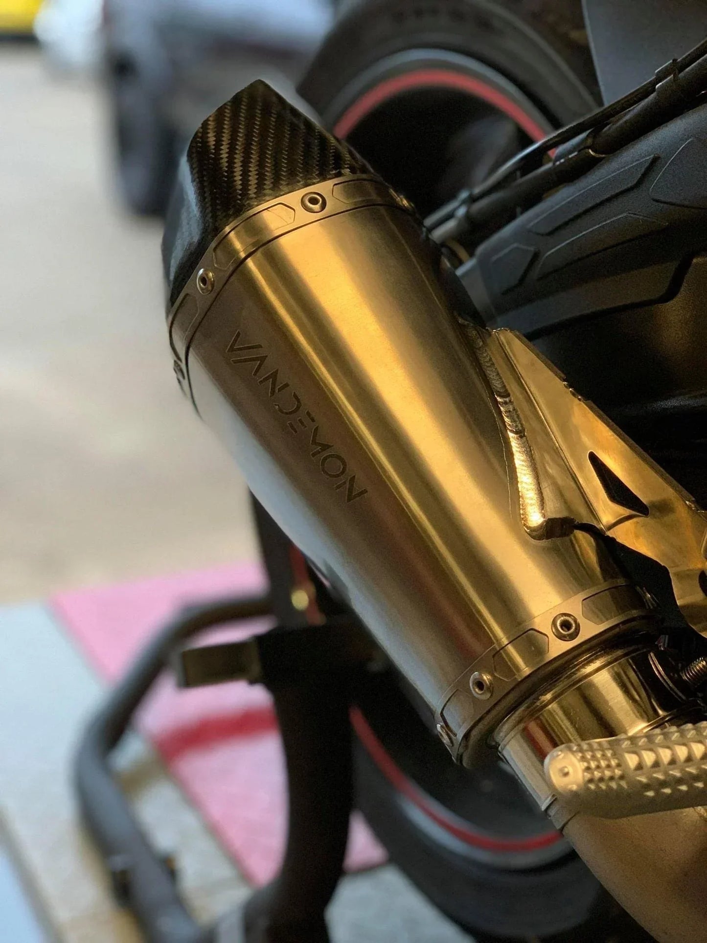 IN STOCK Vandemon  BMW S1000R & S1000RR Vandemon Titanium Exhaust System 2010-18 BMWS10RREXTITIA VA-28