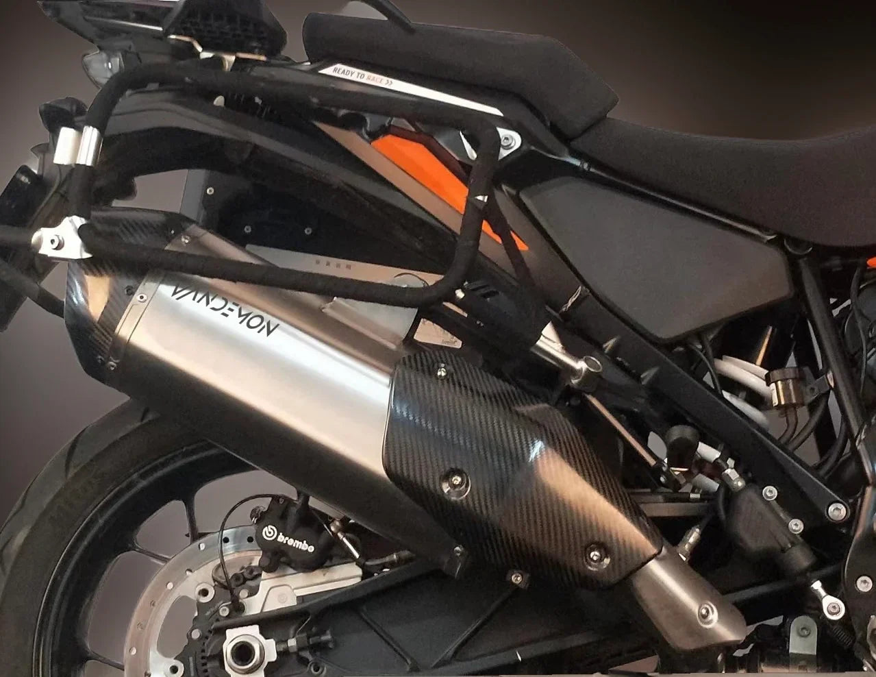 Vandemon KTM 1290 Super Adventure S & R  Full Titanium Exhaust System 2021-2024 KTM129ADTIEXHCB