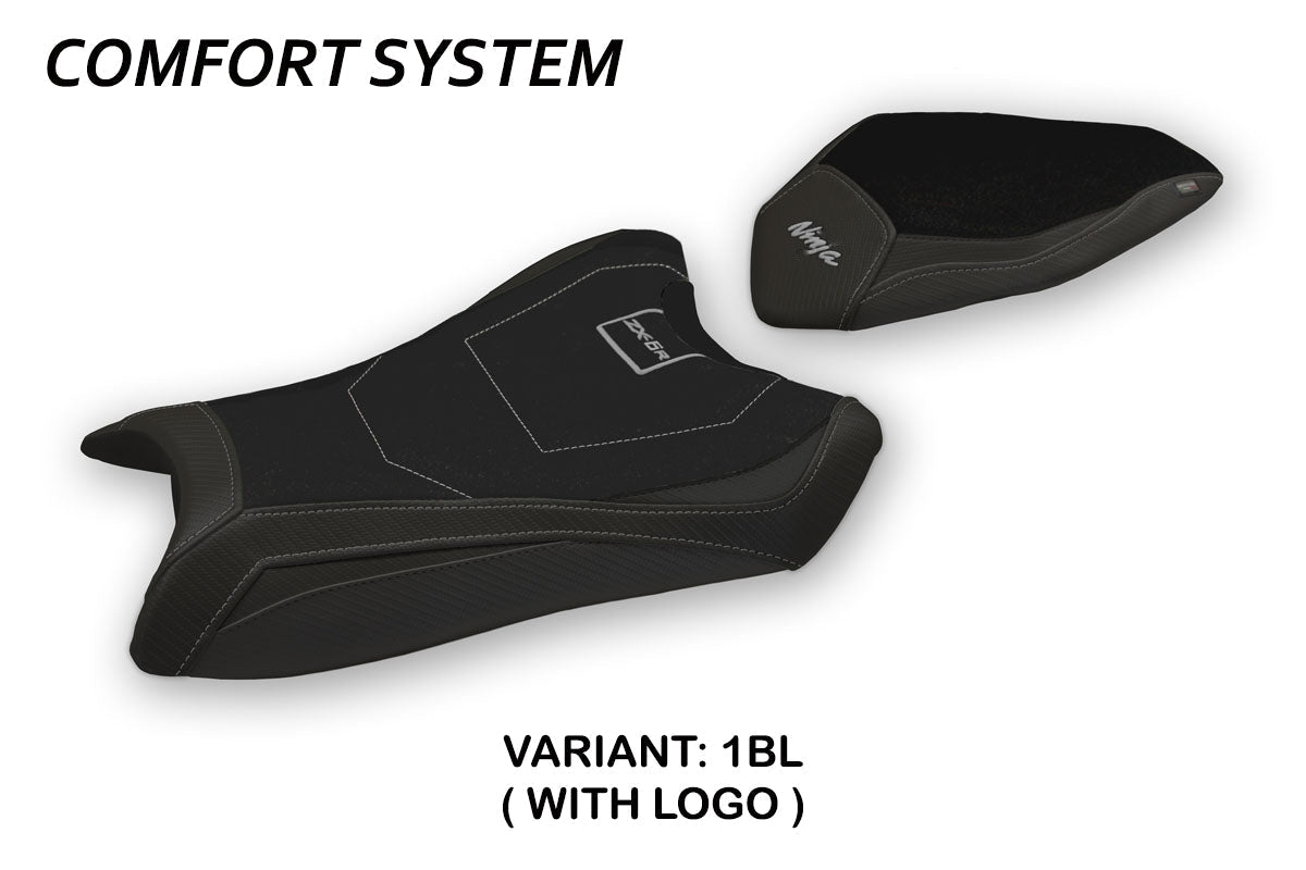 IN STOCK Tappezzeria Italia Kawasaki Ninja ZX6R 2019-2025 Seat Cover Comfort in Black