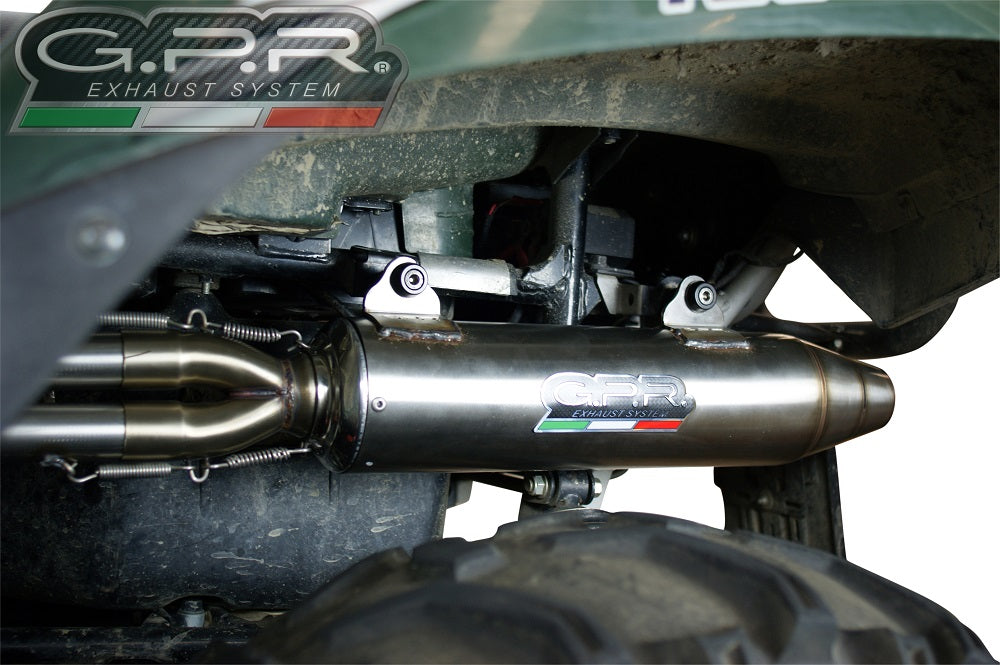 GPR Deeptone, Full System Exhaust with Removable DB Killer Kawasaki Brute Force 650 750 2005-2011  CO.ATV.44.DEATV