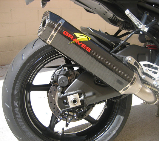 Graves motorsports yamaha fz10 /mt-10 cat eliminator exhaust system