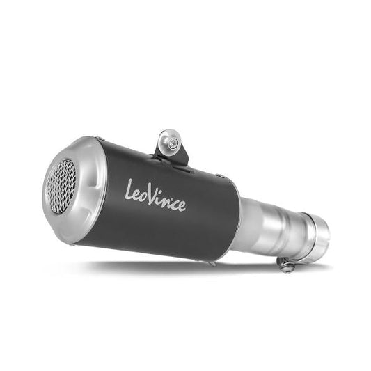 15265BU LEOVINCE 450SS  2023-2024 LV-10 Slip-On Muffler - Black - Stainless Steel