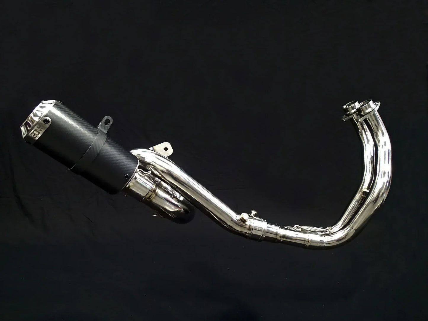 Vandemon  Yamaha R7   2014-25 MT07 FZ07 XSR700 Tracer 700/GT Tracer 7/GT Titanium Exhaust System YAMAMT07EXHTICFB VA-80