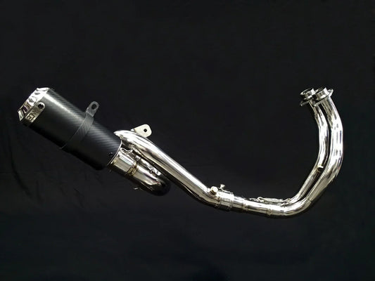 Vandemon  Yamaha R7   2014-25 MT07 FZ07 XSR700 Tracer 700/GT Tracer 7/GT Titanium Exhaust System YAMAMT07EXHTICFB VA-80