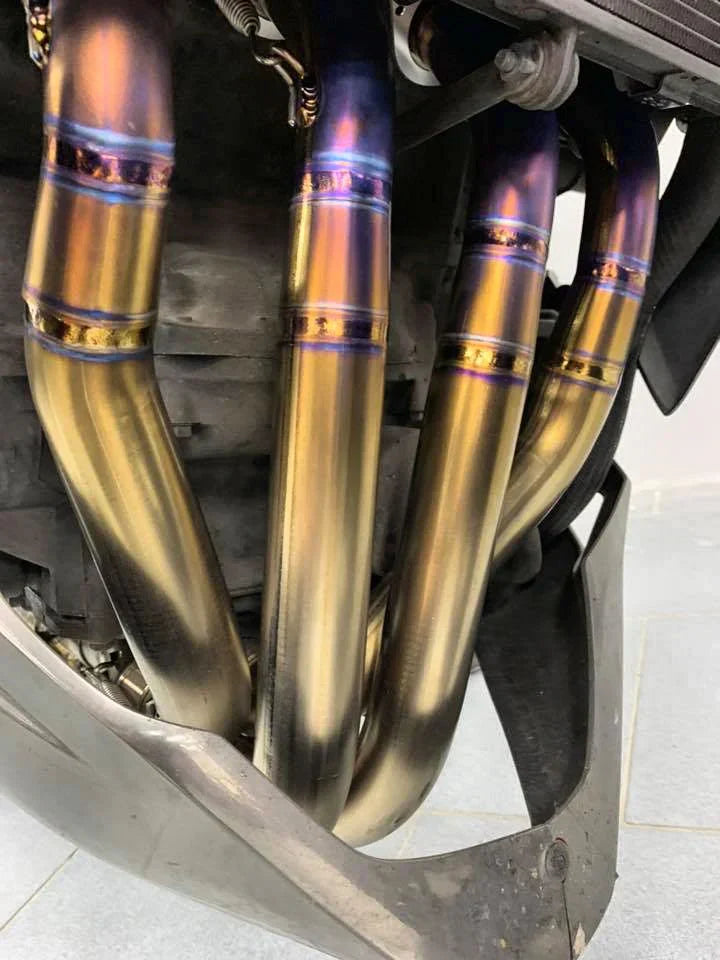 Vandemon  Kawasaki Z1000 & SX Vandemon Titanium Exhaust Single Titanium Muffler KAWAZ10TIEXHSYSB