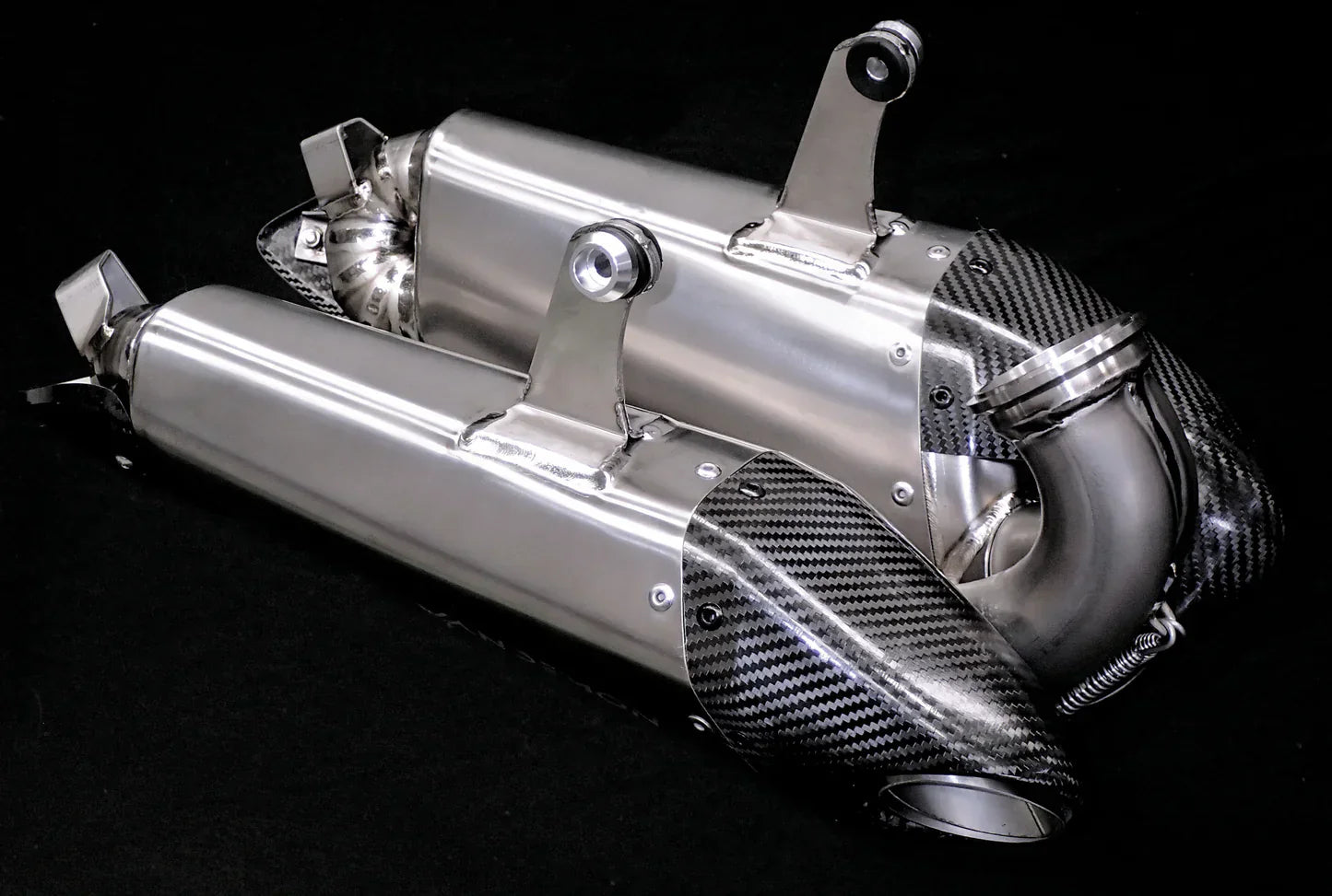 IN STOCK Vandemon  Titanium Belly Slip-On Ducati V2 Panigale & Streetfighter  2019-24 DUCV2TIMUFFBELA VA-17