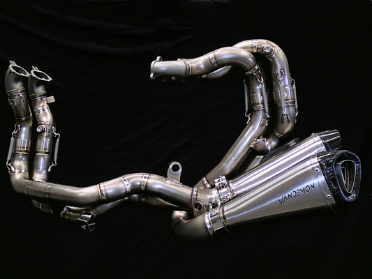 Vandemon  Ducati Panigale V4S & V4R Full Titanium Exhaust Kit 2018-20 DUCV4TIEXHSYSNA