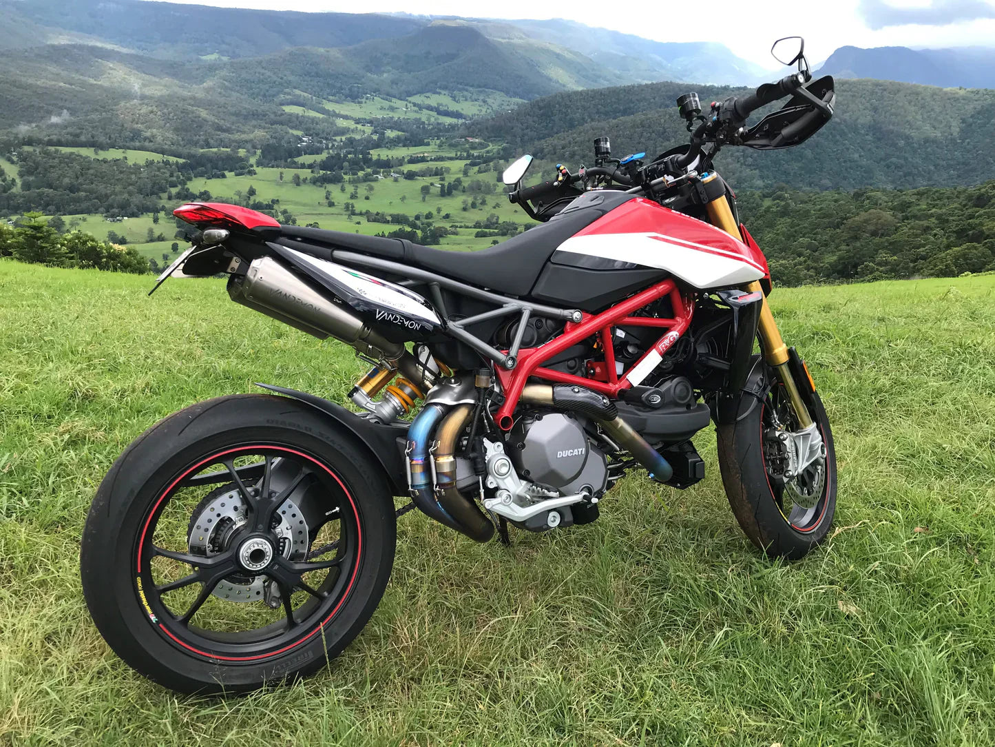 Vandemon Ducati Hypermotard 950 & 950SP Full Titanium Exhaust System 2019-2024 DUC950HYPMTIEXC-1