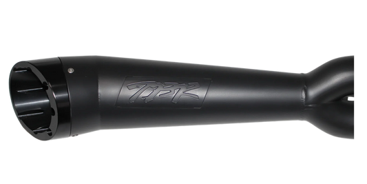 Two Brothers Indian Challenger (2020+) Shorty Turnout 2-1 Ceramic Black - Part Number 005-5480199-B