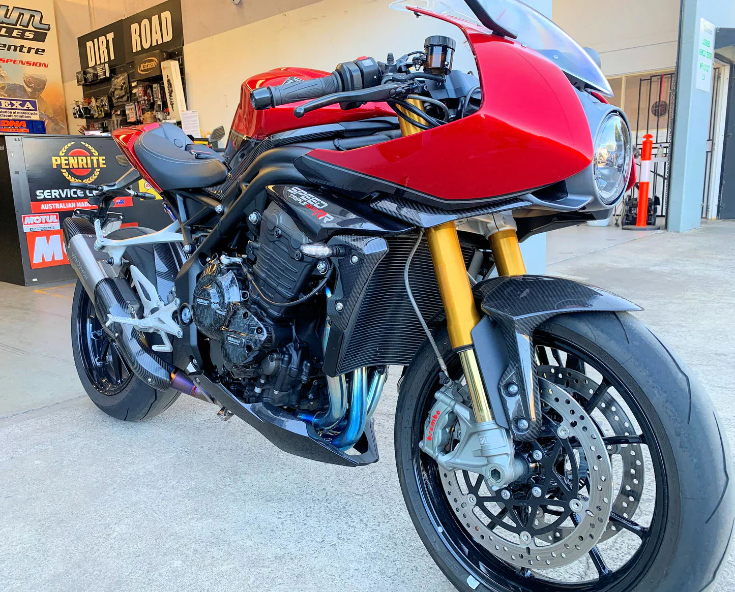 Vandemon Triumph Speed Triple 1200 RS & RR Titanium Full Exhaust System TRIUM120SPD3EXHSYSA VA-155