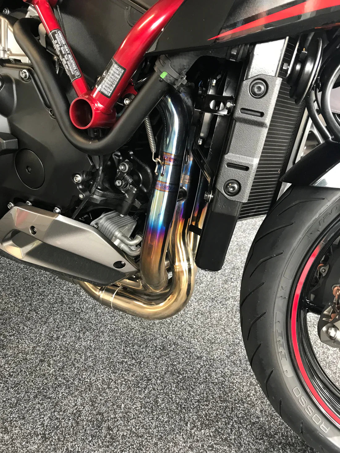 IN STOCK Vandemon Polished Titanium Exhaust System Ninja ZH2 2020-25 KAWAZH2TIEXHSYSPOLB VA-10