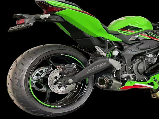 IN STOCK Vandemon Titanium Low Mount Exhaust System  ZX4R-ZX4RR  2023- 2025 KAWAZX4RTILMEXHA VA-76