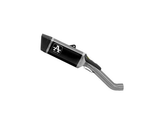 71001PTN  Arrow Pista Slip-on Exhaust, Titanium LINK Dark for Aprilia RSV4 1100 Factory 19-20