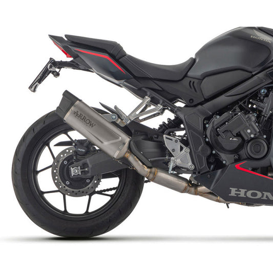 71969PK Arrow WITH CATALYTIC CONVERTER Indy-Race Evo Racing Full Exhaust Titanium Stainless Steel Collectors CB 650 R - CBR 650 R 24-25
