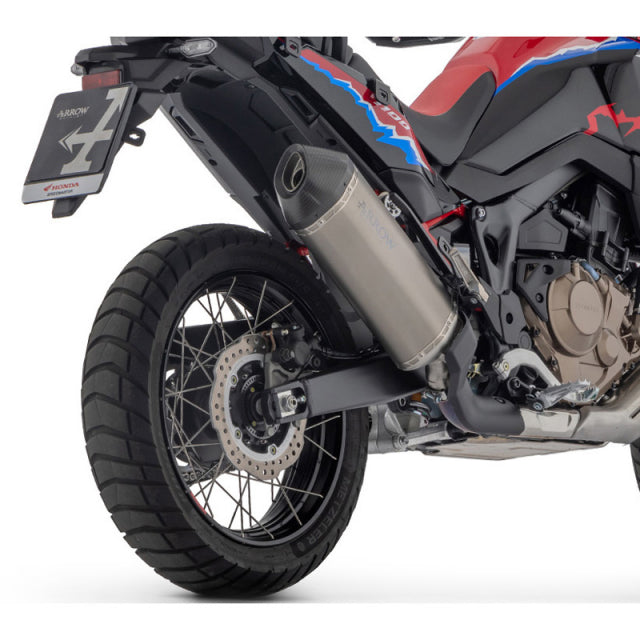 72512SK Arrow Sonora Slip-on Exhaust, Titanium for Honda Africa Twin CRF1100L 2020- 2025