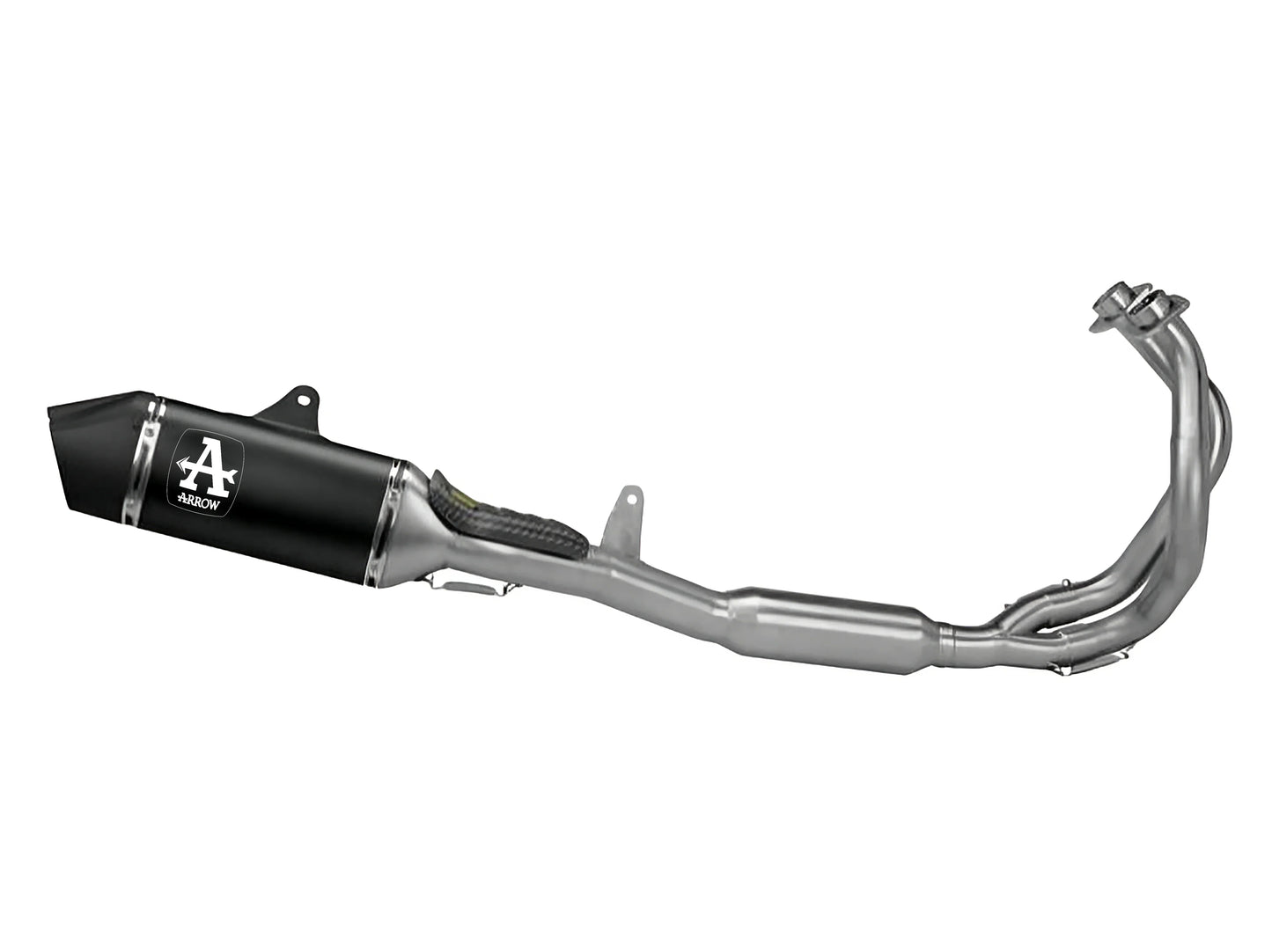 KAWASAKI  Z650 / NINJA 650 / VERSYS 650 E5+ 2025 FULL SYSTEM WITH VELOCE ALUMINIUM DARK SILENCER - 77501VAN