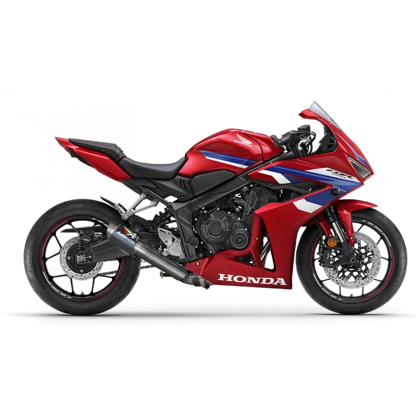 IN STOCK BLACK GP1  Austin Racing CB/CBR 650F/R 2017 - 2025 DE-CAT RACE EXHAUST SYSTEM AR64