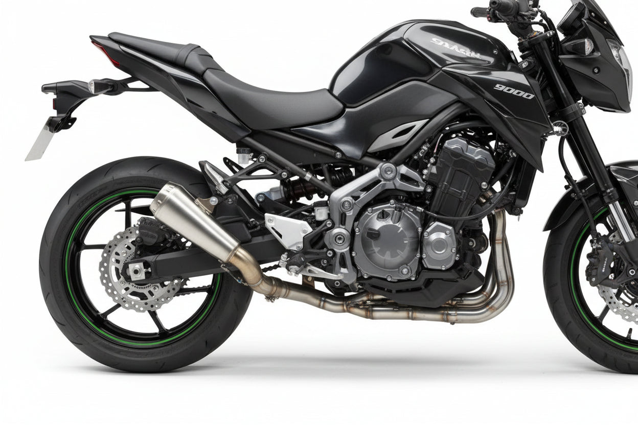 IN STOCK 71856PRI  Arrow Kawasaki Z 900 17-25 Homologated Nichrom Pro-Race Silencer With Stainless Steel Link Pipe For Original And Arrow Collec.