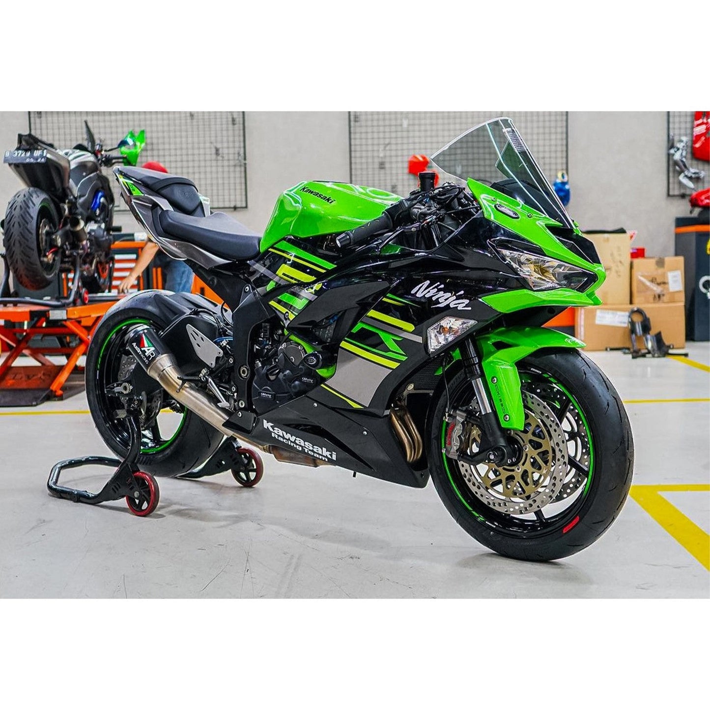 Austin Racing  GP1/GP2 /V3 DE-CAT EXHAUST for ZX636/ZX6R GP1 2009 - 2023 AUR3