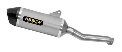 71943pk Arrow Cf Moto 800mt Sport / Touring 23-24  EU Homologated Titanium Race Tech Silencer With Welded Link Pipe