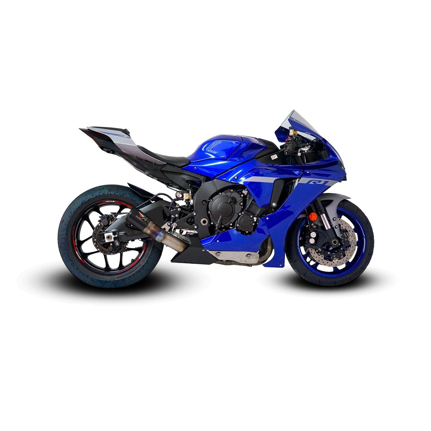 BLACK GP1R  Austin Racing DE-CAT EXHAUST SYSTEMS for YAMAHA R1 2020 - 2025  AR50